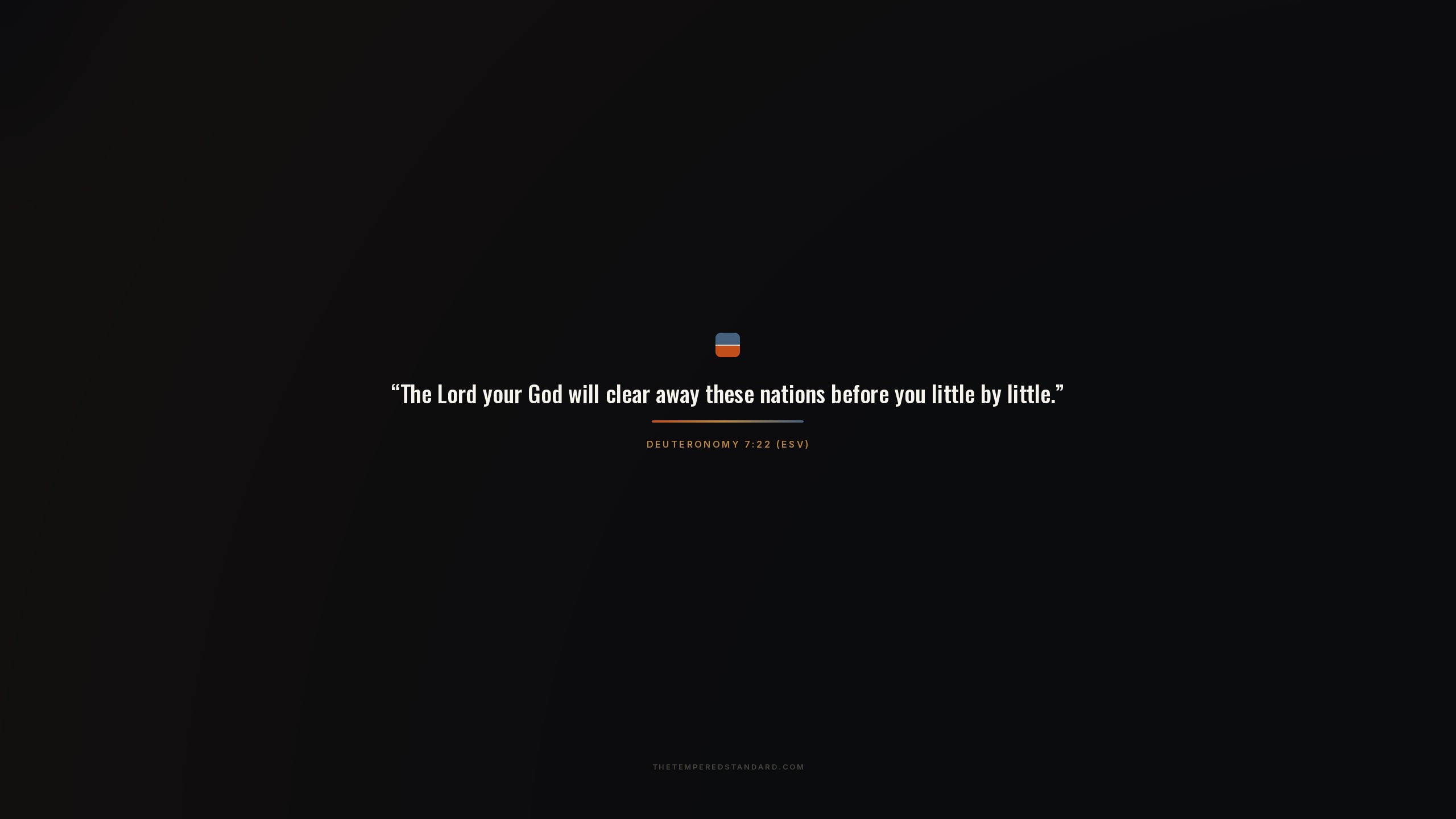 Deuteronomy 7:22 wallpaper