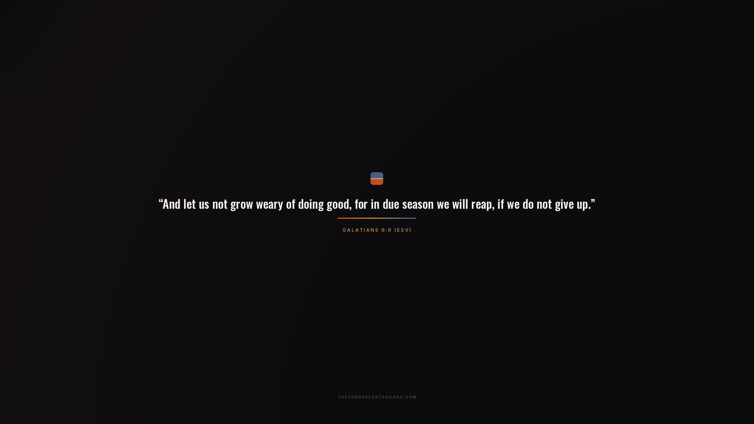 Galatians 6:9 wallpaper