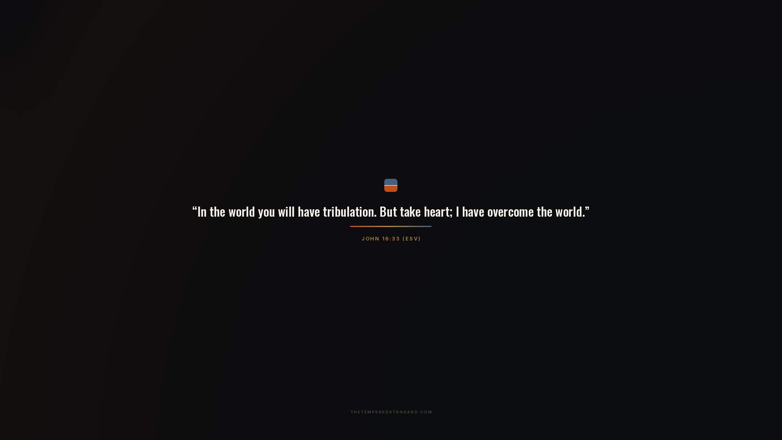 John 16:33 wallpaper